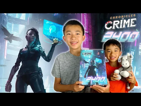 Chronicles of Crime 2400 Unboxing | Lucky Duck Games | Cooperative Murder Mystery Board Game