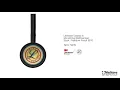 Stetoskop za spremljanje Littmann Classic III: Črna - mavrični zaključek 5870 video