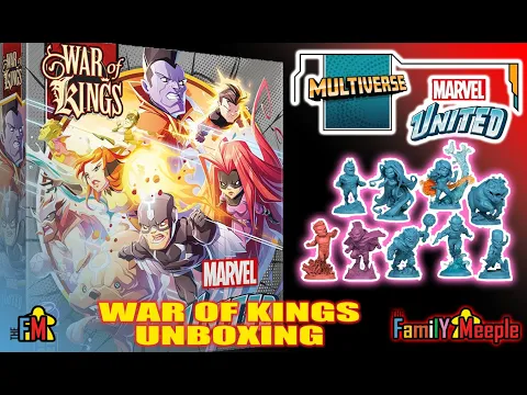 Marvel Untied: Multiverse - Detailed War of Kings - Unboxing