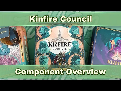 Kinfire Council Deep Dive: What You Really Get in the Boxes! #boardgames