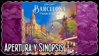 Apertura y Sinopsis - Barcelona: Passeig de Gràcia