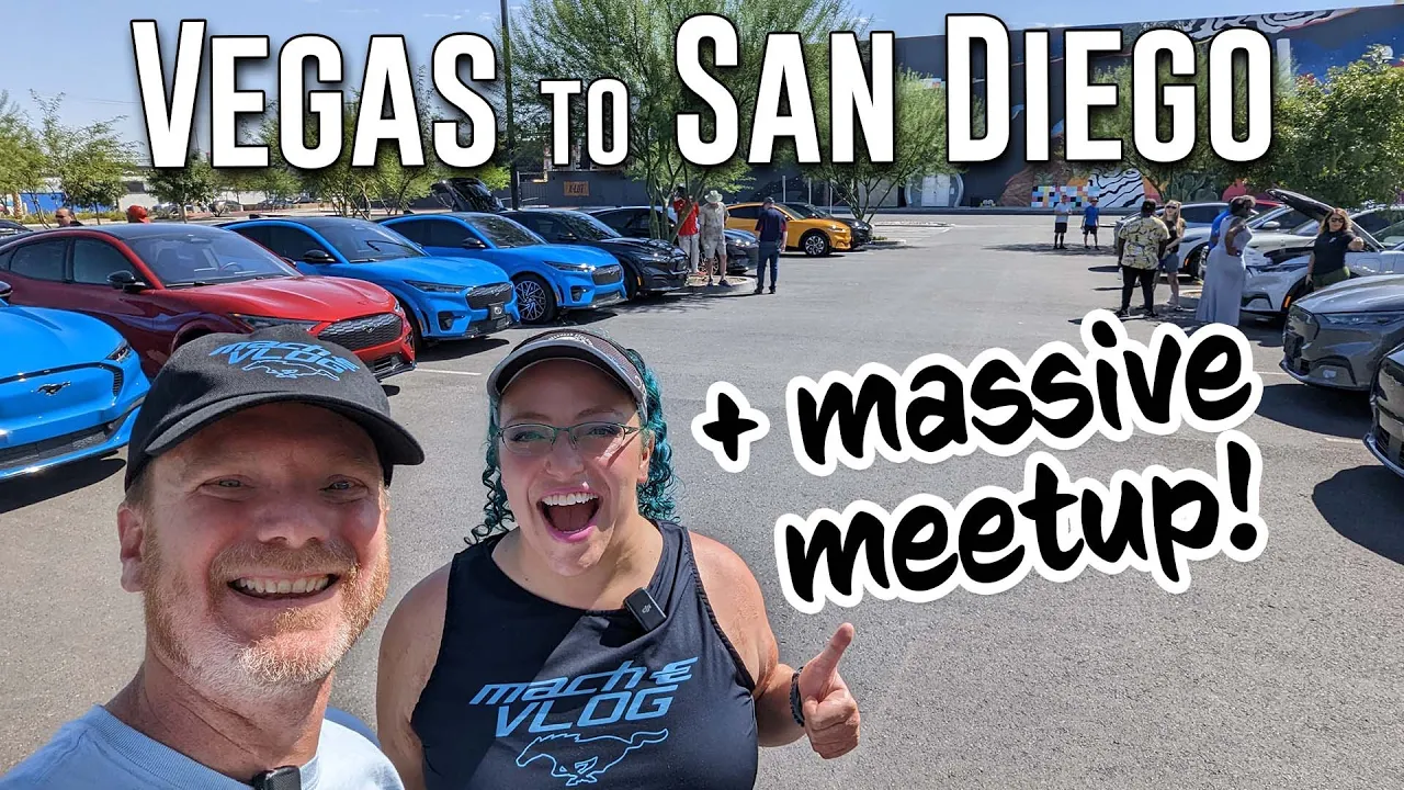 Mustang Mach-E Road Trip Vegas To San Diego | WE MADE IT!