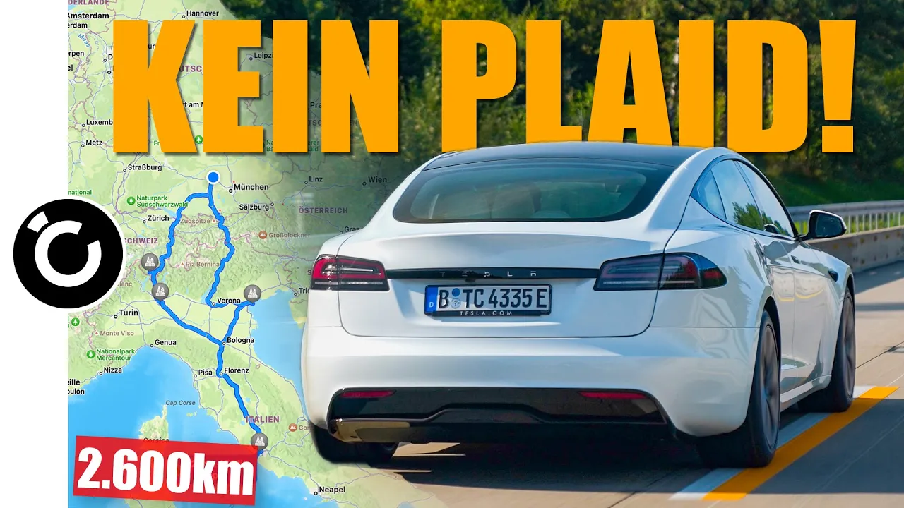 Tesla Model S im Urlaub - 2.600km mit YOKE durch Europa!