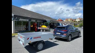 Hyundai Kona Electric 2020 Europaversjon med hengerfeste