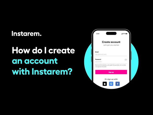 Creating an Instarem account: Step-by-step guide