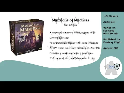 Mansions Of Madness 2nd Edition - board game review