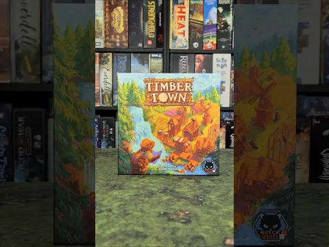 Timber Town from Alley Cat Games is released at UKGE #boardgames