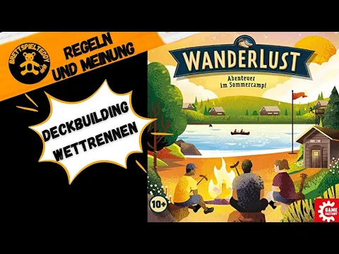 Wanderlust: Das Deckbuilding Wettrennen für Familien - Brettspiel Teddy