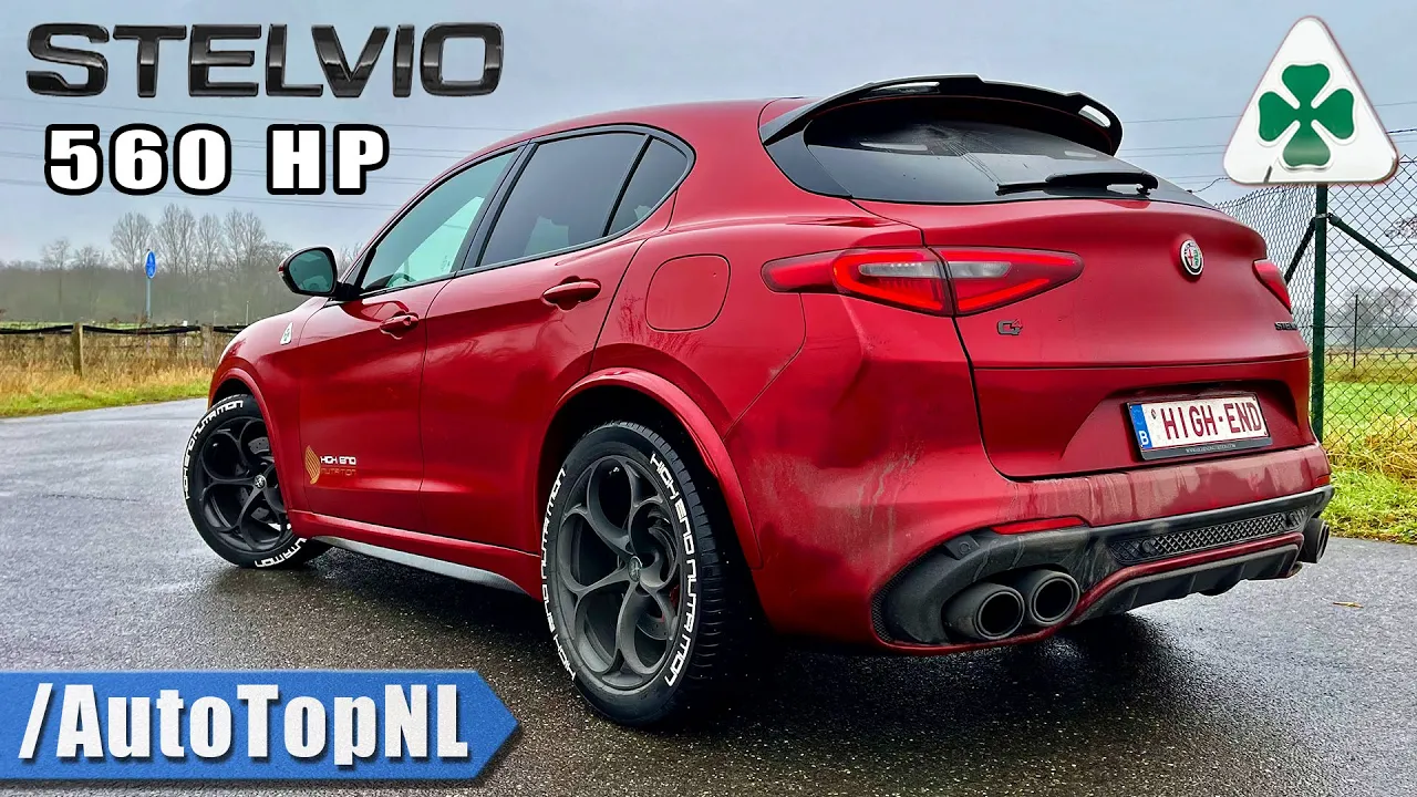 560HP Alfa Romeo Stelvio QV | REVIEW on AUTOBAHN [NO SPEED LIMIT] by AutoTopNL