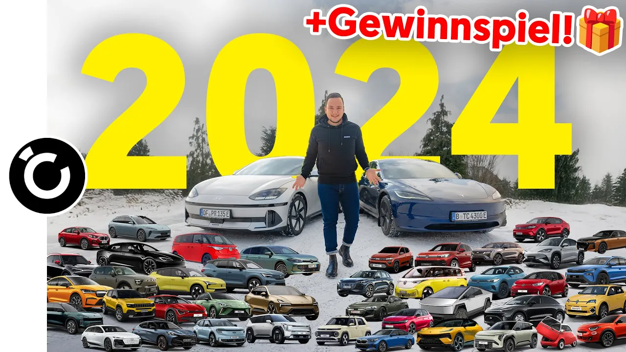 Meine 50 E-Auto Highlights aus 2024 in 50 Minuten + GEWINNSPIEL! 🎁