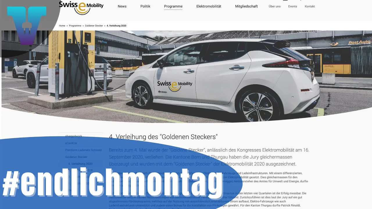 Der goldene Stecker 2020 - #endlichmontag [Deutsch] | Vision E Drive #29