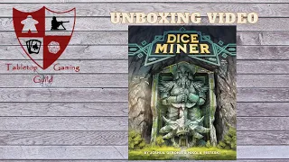 Dice Miner Board Game Unboxing