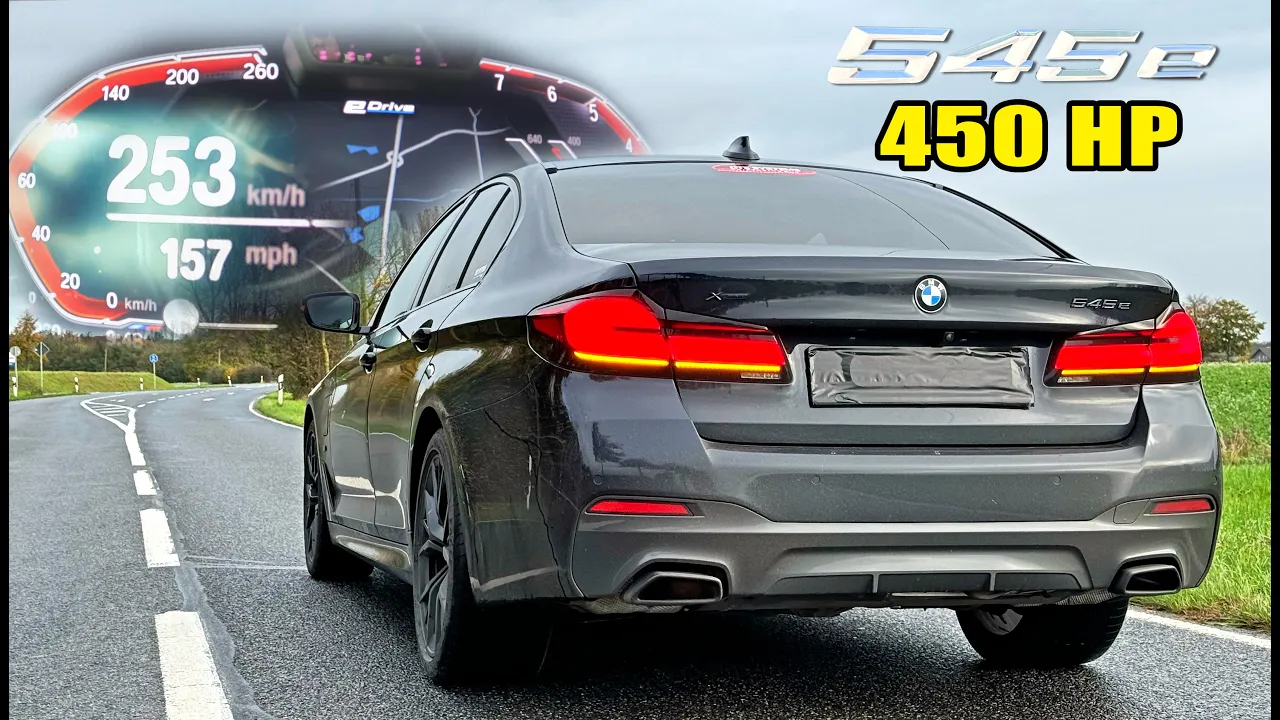450HP BMW 545e is the ULTIMATE B58 HYBRID on the UNLIMITED AUTOBAHN!