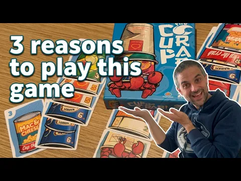 I played this game so much this summer 2026! Cup the Crab |Board Game Review|