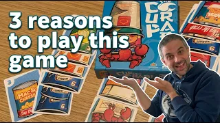 I played this game so much this summer 2026! Cup the Crab |Board Game Review|