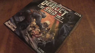 An Unboxing of Shadows of brimstone Derelict ship Expansion