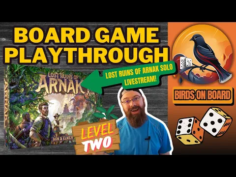 Lost Ruins of Arnak Solo Playthrough - Level 2 (Part 1)