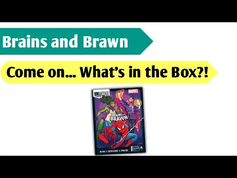 Thwip!: An Unboxing of Marvel Unmatched - Brains and Brawn