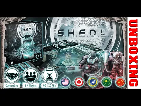 Unboxing - Sheol Board Game by The Game Warrior | December 6 - 2022 | Lunar Oak Studios