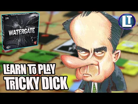 WATERGATE Board Game / Let's LEARN HOW To Play / Learning Game / First Playthrough / Rules