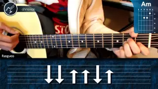 Cómo tocar Quien Te Cantará en Guitarra (HD) Tutorial Acordes - Christianvib