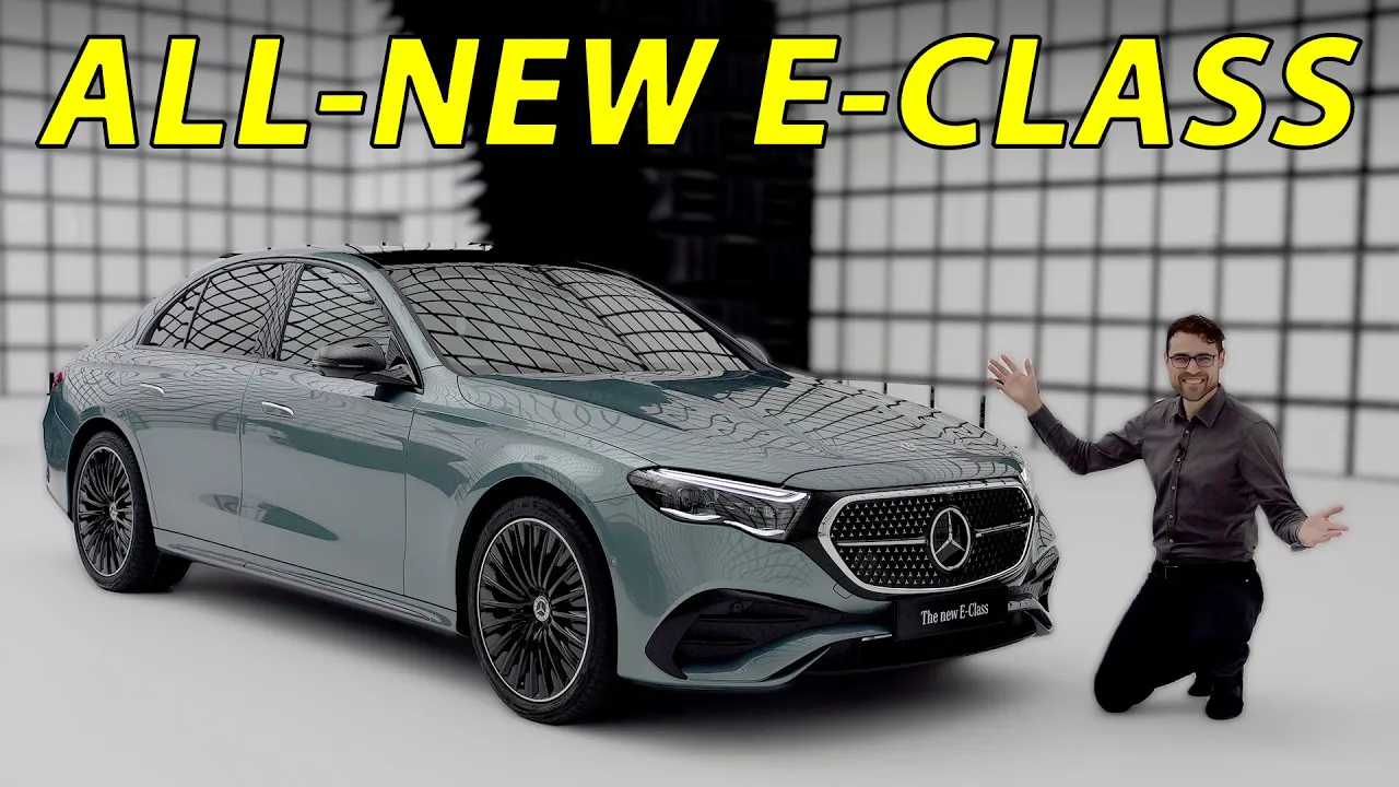 The all-new 2024 Mercedes E-Class is a tech and gadget center! 🎮 Premiere REVIEW