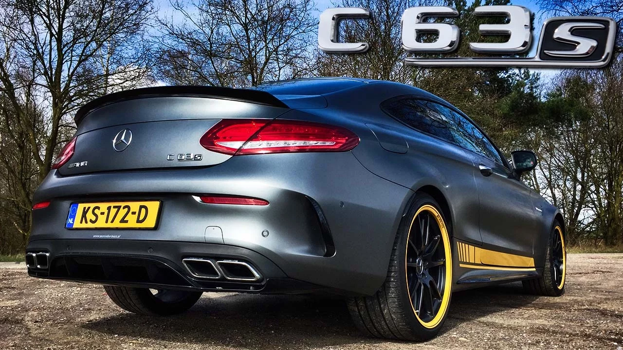 Mercedes AMG C63 S Edition1 Coupe Review by AutoTopNL (English Subtitles)