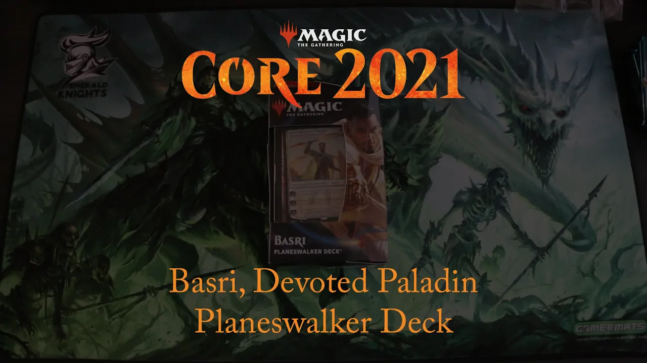Magic: The Gathering: Core Set 2021 Basri, Devoted Paladin Planeswalker Deck