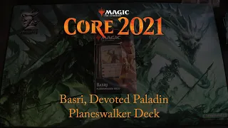 Magic: The Gathering: Core Set 2021 Basri, Devoted Paladin Planeswalker Deck