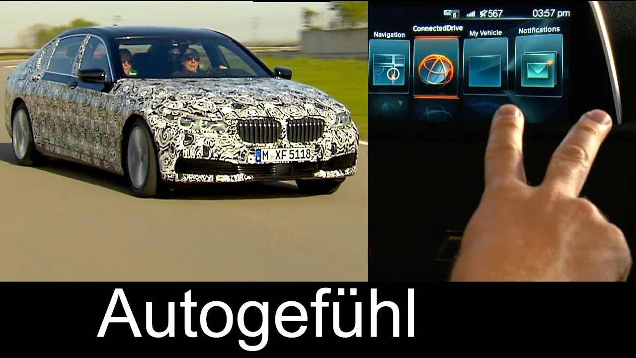 Preview all-new BMW 7-Series 2016 technology: gesture control, auto parking, cabron fibre Neuer 7er