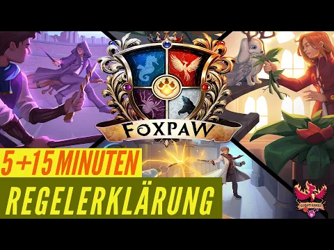 FOXPAW Regeln Anleitung Erklärung Brettspiel Worker Placement Godot Games Gamefound