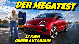 Twingo E-Tech leer gefahren: Reichweite Verbrauch Ladetest im Alltag.