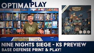 Nine Nights Siege - Kickstarter Preview Playthrough!