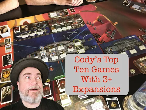 TDG: Cody's Top Ten Games with Three or More Expansions (July 2025)