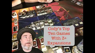 TDG: Cody's Top Ten Games with Three or More Expansions (July 2025)