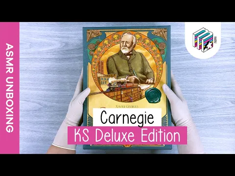 Carnegie: KS Deluxe Edition w/ Metal Cubes [ASMR Unboxing]