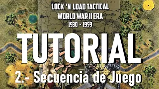 Lock 'n Load Tactical TUTORIAL en español. (2.- Secuencia de Juego)