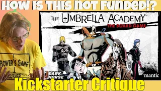 The Umbrella Academy: The Board Game - Kickstarter Critique Review
