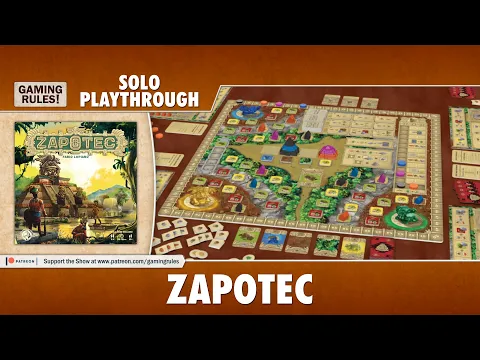 Zapotec - Solo Playthrough