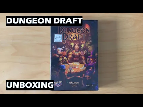Unboxing Dungeon Draft card game
