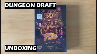 Unboxing Dungeon Draft card game