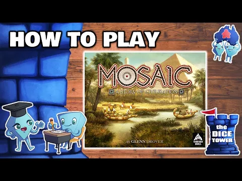Mosaic: A Story of Civilization - How to Play Board Game. With Stella & Tarrant