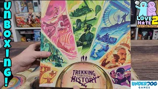 Unboxing of Trekking Through History | Underdog Games