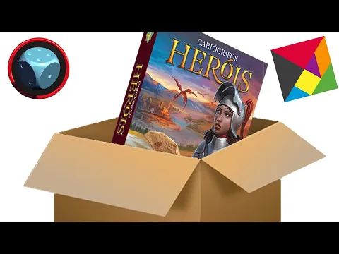 Cartógrafos Heróis - Unboxing