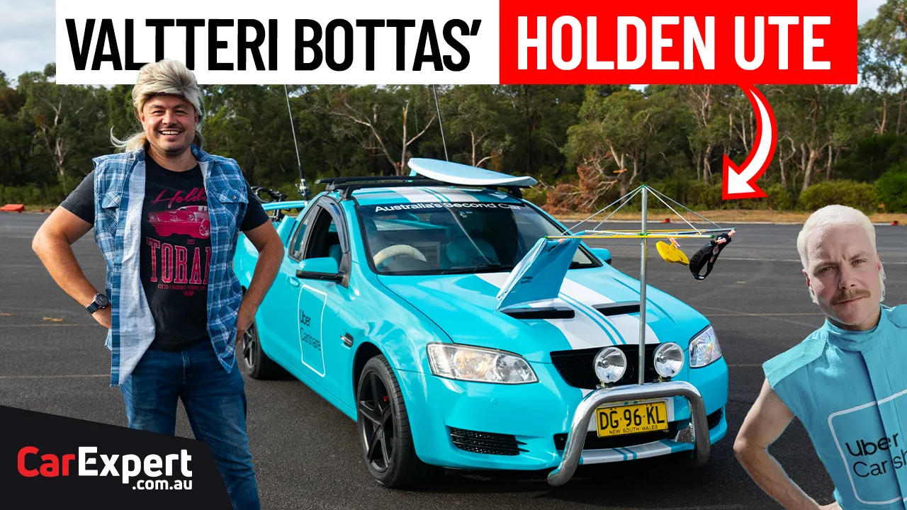 I rented Valtteri Bottas' Holden Ute - and it was amazing
