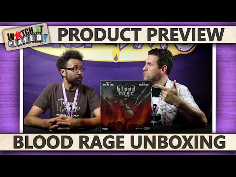 Watch It Played - Blood Rage - Component Unboxing With Eric Lang
