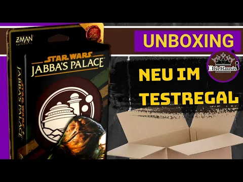 Star Wars: Jabba's Palace | Brettspiel Unboxing (Asmodee Kartenspiel 2022) [Brettspiele]