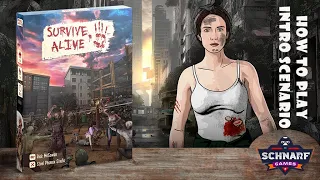 Survive Alive Introductory Scenario - How to play