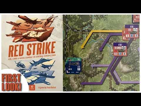 Red Strike First Look | VUCA Sims | World War 3 Cold War Gone Hot | Wargame Boardgame