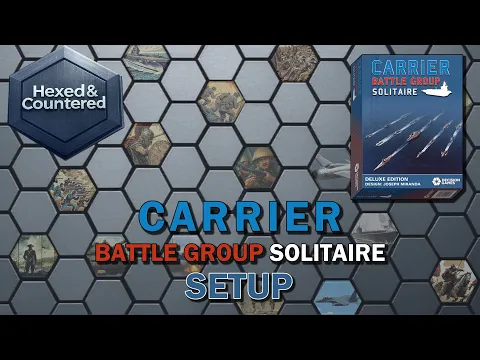 Carrier Battle Group Solitaire (Decision Games) - Gameplay Setup